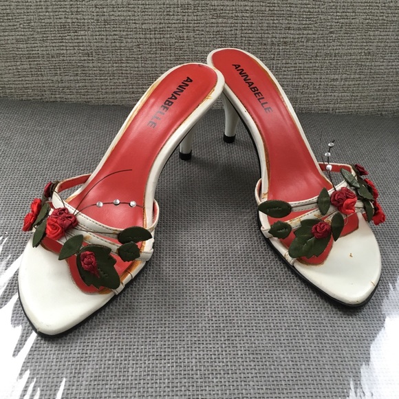 Annabelle Shoes Annabelle Slip On Heels With Handmade